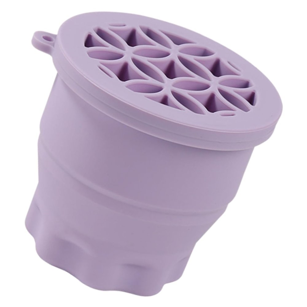 Mipcase Makeup Brush Cleaning Bowl Silicone Tool for Easy Makeup Brush and Sponge Cleaning Design for Repeated Use