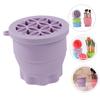 Mipcase Makeup Brush Cleaning Bowl Silicone Tool for Easy Makeup Brush and Sponge Cleaning Design for Repeated Use view 3