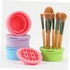 Mipcase Makeup Brush Cleaning Bowl Silicone Tool for Easy Makeup Brush and Sponge Cleaning Design for Repeated Use view 4