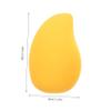 Mipcase 6pcs Dual-purpose Mango-shape Makeup Sponge for Wet and Dry Use Soft Powder Puff for Foundation Blending for Daily Makeup Application and Green view 2