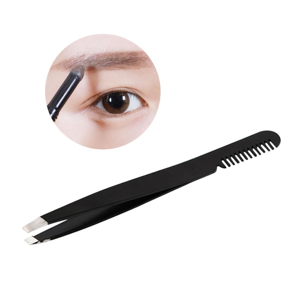 Eyelashes Extension Tweezers Tweezers Makeup Tools Eyebrow Tweezer Eyebrow Clip Stainless Steel