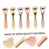 SOLUSTRE 6pcs Eye Cream Massage Spoon Metal Eye Fatigue Relief Tools for Skincare Mixing Application Compact Design for and Storage Random Color view 2