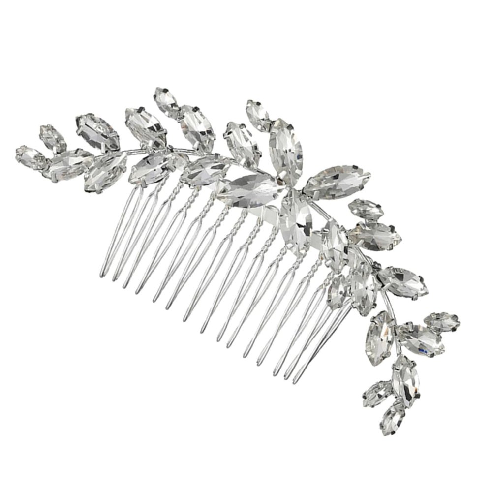 NOLITOY 1pc Handmade Rhinestone Hair Comb for Weddings Bridal Hair Accessories Korean Style Headdress Elegant Updo Decor for Special Occasions