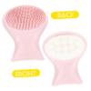 Angoily Double Sided Bristle Face Brush Skin Scrubber Exfoliator Gentle Cleansing Tool view 2