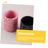 Angoily Makeup Brush Organizer Counter Top Organizer Cosmetics Storage Desktop Pen Box view 4