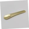 SOLUSTRE 5pcs Mini Cosmetic Spatulas Face Cream Applicators Beauty Scoops for Skincare Gold Easy to Use Eye Cream and Lotion for Sampling and Applying Products view 2
