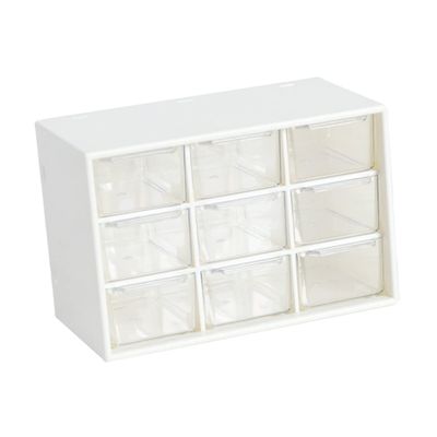 Angoily Organizer Desktop Dresser Storage for Lipstick Blush Eye Shadows Powders Label Ready