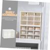 Angoily Organizer Desktop Dresser Storage for Lipstick Blush Eye Shadows Powders Label Ready view 3