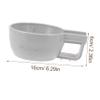 DOITOOL Shaving Equipment Large Capacity Shave Bowl Men's Shaving Bowl Small Shaving Container Pp Material Safe Comfortable Grip view 2