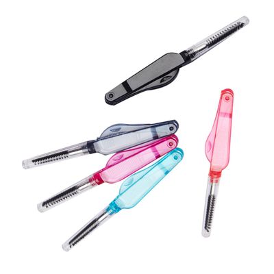 NOLITOY 10pcs Eyebrow Combs Lash Brushes Portable Folding Makeup Tool for Daily Use