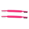 NOLITOY Double-ended Eyelash Brush for Eyebrows Professional Makeup Tools Folding Lash Brush Tweezers for Lashes Random Color view 1
