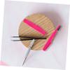 NOLITOY Double-ended Eyelash Brush for Eyebrows Professional Makeup Tools Folding Lash Brush Tweezers for Lashes Random Color view 3