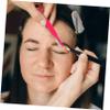 NOLITOY Double-ended Eyelash Brush for Eyebrows Professional Makeup Tools Folding Lash Brush Tweezers for Lashes Random Color view 4