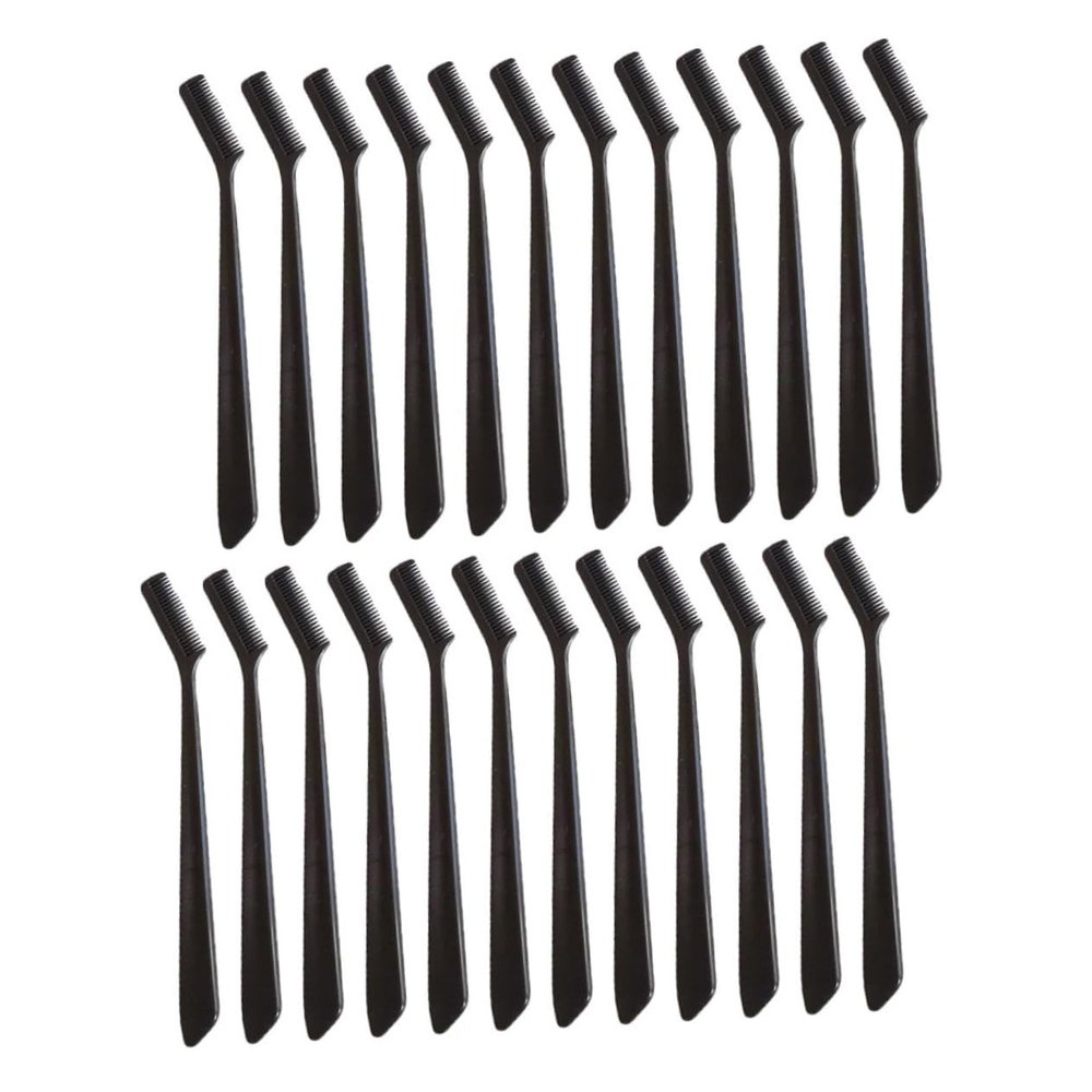 Didiseaon 30pcs Portable Eyebrow and Eyelash Brush Multi-function Eyelash Combs for Home Use Durable Material Friends and Family Random Color Selection