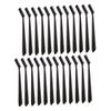 Didiseaon 30pcs Portable Eyebrow and Eyelash Brush Multi-function Eyelash Combs for Home Use Durable Material Friends and Family Random Color Selection view 1