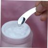 Didiseaon 3pcs Practical Beauty Scoop Zinc Alloy Face Cream Spoons for Skincare Application for Easy Travel Includes Gold Silver Rose view 2