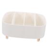Angoily Makeup Organizer Compact Divided Eyeshadow Holder for Desktop Vertical Storage for Cosmetics Sturdy Materials for Vanities and Dressers Space-saving view 1