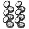 Angoily 6 Pack Empty Eyeshadow Case Window Cosmetics Storage Box for Lipstick Travel Makeup Organizer view 1