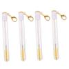 NOLITOY 4pcs Eyelash Brush Keychain Rhinestones Portable Makeup Applicator for Eyelash Extensions Material Lightweight Design for Easy Carrying and Storage view 1