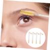 NOLITOY 4pcs Eyelash Brush Keychain Rhinestones Portable Makeup Applicator for Eyelash Extensions Material Lightweight Design for Easy Carrying and Storage view 2