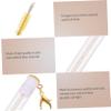 NOLITOY 4pcs Eyelash Brush Keychain Rhinestones Portable Makeup Applicator for Eyelash Extensions Material Lightweight Design for Easy Carrying and Storage view 3