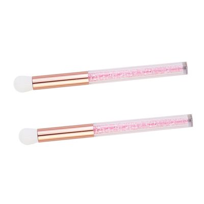 Angoily 2pcs Practical Eyeshadow Brush Nose Blackhead Brush Makeup Applicator for Delicate Eye Shadow Application Deep Cleaning Comfortable Handle for Daily Use
