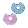 Angoily 2pcs Silicone Makeup Brush Cleaning Mat Efficient Brush Cleaning Pads Blue and Purple for Home and Beauty Salon Use Durable and Easy to Clean view 1