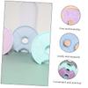 Angoily 2pcs Silicone Makeup Brush Cleaning Mat Efficient Brush Cleaning Pads Blue and Purple for Home and Beauty Salon Use Durable and Easy to Clean view 4