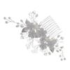 Angoily Wedding Headdress for Bride Hair Accessory Pearl Flower Headpiece Hair Comb Decor view 1