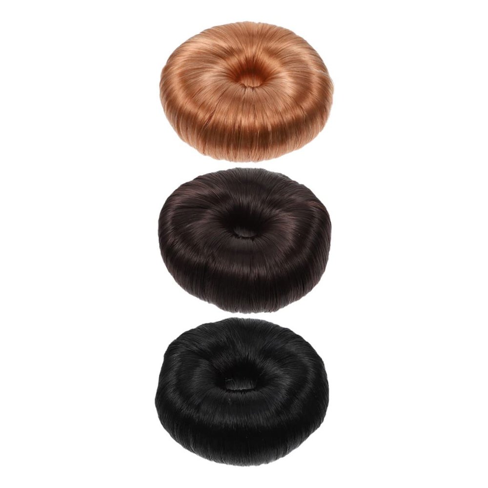 Didiseaon 3pcs Hair Coil Hair Bump It Aesthetic Ponytail Chignon Bun Ropes for Women