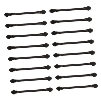 Housoutil 30pcs Double-ended Sponge Eye Shadow Stick for Beginners Professionals Eyeshadow Eyeliner Eyebrow Makeup Tools Skin-friendly Material Easy Application