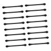 Housoutil 30pcs Double-ended Sponge Eye Shadow Stick for Beginners Professionals Eyeshadow Eyeliner Eyebrow Makeup Tools Skin-friendly Material Easy Application view 1