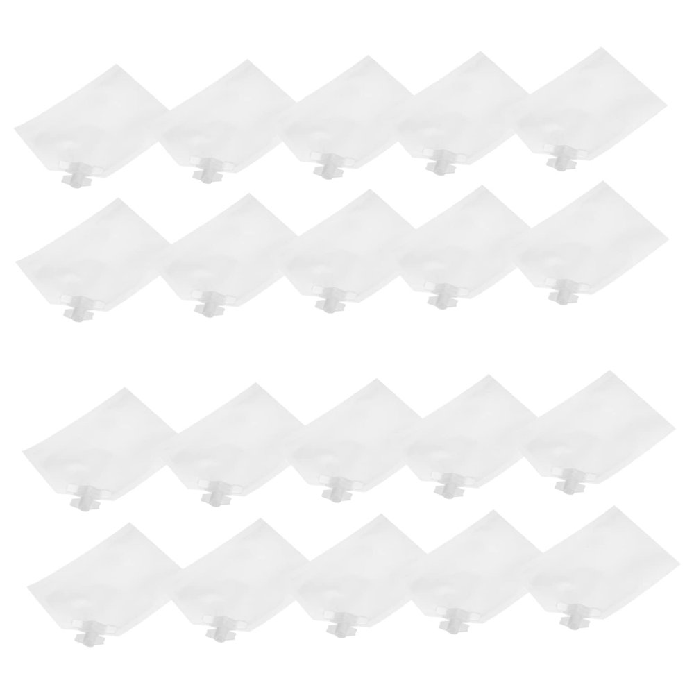 10ml Disposable Suction Mouth Cosmetics Dividers Bag Multifunctional Lotion, White, 9x7cm