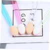 Angoily 50pcs Disposable Double-ended Eyeshadow Applicator Sticks for Eye Makeup Soft Sponge Tips for Easy Application Non-irritating for Beginners and Makeup Enthusiasts view 4