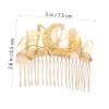 Angoily Witchy Crystal Hair Comb Women's Party Hair Accessory Decorative Combs view 2