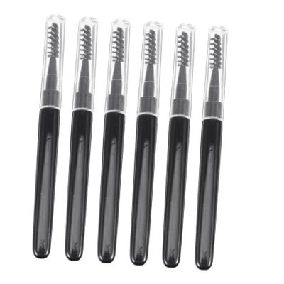 Angoily 6pcs Portable Eyelash Brush Cover Eyelash Applicator and Eyebrow Brush for Natural Makeup Application Lightweight and Ergonomic Design for Makeup Lovers