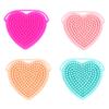 NOLITOY 4pcs Silicone Face Cleansing Brush Manual Exfoliating Scrubber for Gentle Facial Cleaning Deep Cleansing and Massaging All Skin Types Colors view 1