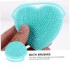 NOLITOY 4pcs Silicone Face Cleansing Brush Manual Exfoliating Scrubber for Gentle Facial Cleaning Deep Cleansing and Massaging All Skin Types Colors view 3