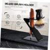 DOITOOL Acrylic Brush Stand Holder Men's Shaving Brush Set Double Hooks Design Easy to Use Universal Fit view 3