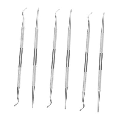 NOLITOY 6pcs Nail Cleaning Tools for Ingrown Toenails Non-slip Design Easy to Clean for Nail Care and Pedicure at Home