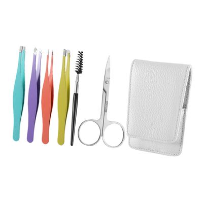Didiseaon Portable Eyebrow Trimming Kit Eyebrow Grooming Tools for Precision Shaping and Trimming for Home and Professional Use Colorful Design