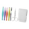 Didiseaon Portable Eyebrow Trimming Kit Eyebrow Grooming Tools for Precision Shaping and Trimming for Home and Professional Use Colorful Design view 1