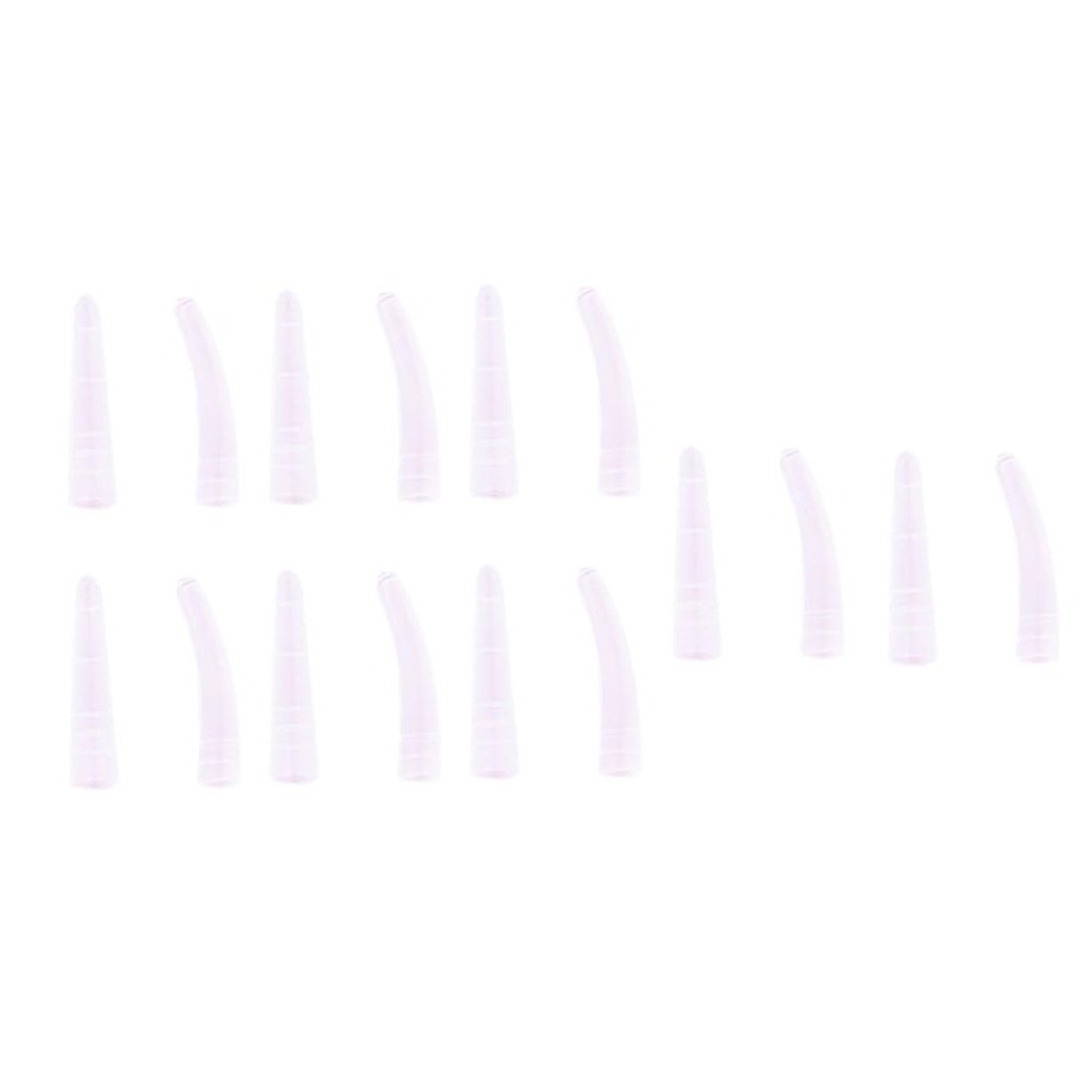 Didiseaon 1set Silicone Tweezers Covers for Eyelash Extensions of Protective Caps for Beauty Salons Makeup Schools Personal Use Non-slip Easy to Install