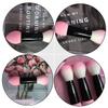 NOLITOY 3pcs Fluffy Double-sided Blush Makeup Brush for Women Non-shedding Easy-clean Blush and Foundation Application Tools for Home Travel Use view 4
