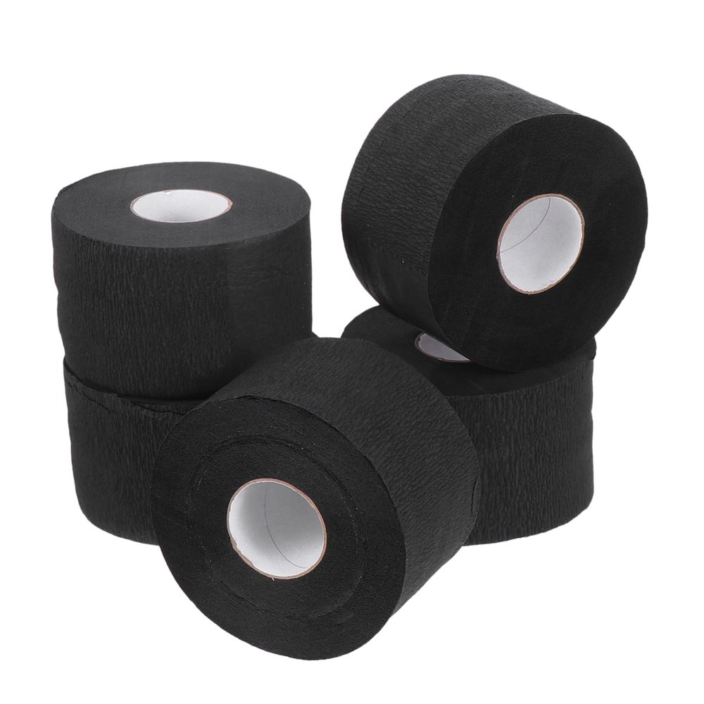 NOLITOY 5rolls Disposable Neck Paper Strips for Salon Hair Cutting Hairdressing Neck Tape for Professional and Use