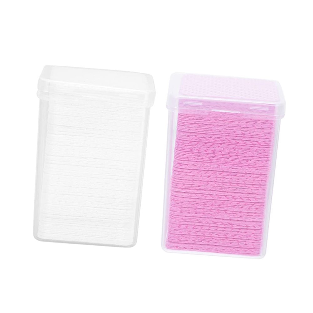 Angoily 200pcs Glue Bottle Cleaning Pads Convenient Eyelash Glue for Salon Supplies Safe -Friendly Cleaning for Beauty Salons Home Use Compact Portable