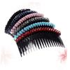Beatifufu 6pcs Crystal Inserted Hair Comb Forks Fashionable Hair Accessories for Women Random Color Hairpins for Weddings Parties and Special Occasions view 4