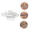Angoily Bridal Hair Comb Crystal Rhinestones Elegant Wedding Hair Accessory for Women for Proms Birthdays and Special Occasions and Comfortable -day Wear view 2