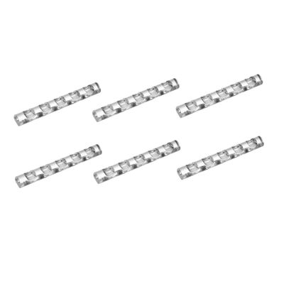 Angoily 6pcs Transparent Nail Art Pen Holder Sturdy Manicure Brush Storage Stand for Nail Art Tools Easy to Clean and Organize Manicure Enthusiasts