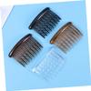 Beatifufu 48pcs Plastic Hair Combs Teeth Wave Side Combs for Fine Hair Black Dark Coffee Light Coffee and Transparent White for Weddings and Everyday Use view 4